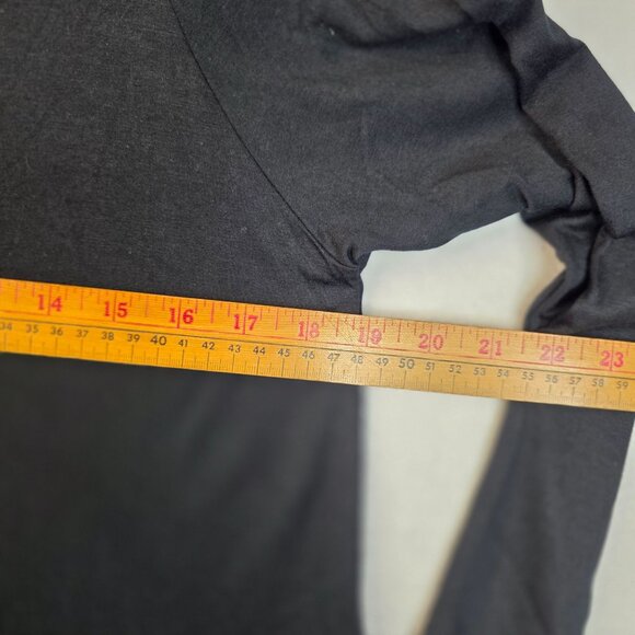 Sun Kim Oversized XS Black Asymmetric Tunic Whimsigoth Luxury Designer USA New - Picture 9 of 10